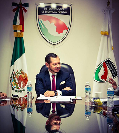 Álvaro Vizcaíno, Secretario Ejecutivo del Sistema Nacional de Seguridad Pública de México, de 2015 a 2018